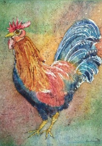 Barnyard Rooster artwork